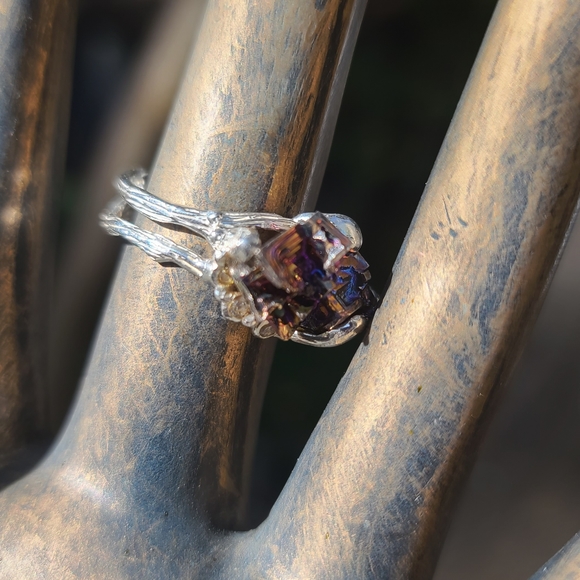 Bismuth simply chic sterling ring sz8.5 - Picture 7 of 7